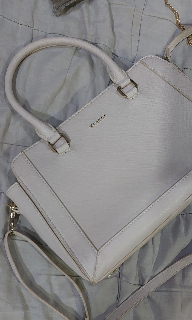 Vincci white shoulder bag, Women's Fashion, Bags & Wallets, Shoulder ...