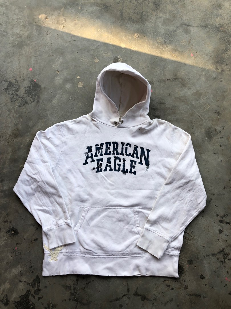 American eagle white hoodie sale