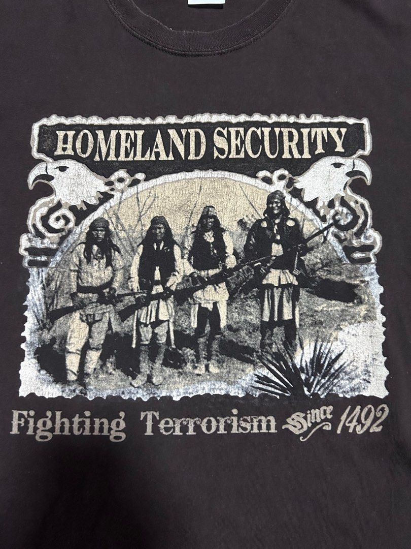 Vintage Gildan Ultra Cotton “Homeland Security” Shirt, Men's