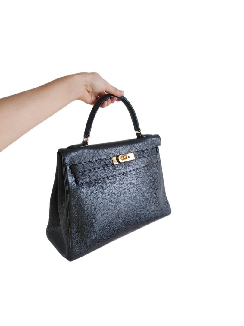 Vintage Hermes Kelly 35 Retourne GHW In Ardennes, Luxury on Carousell