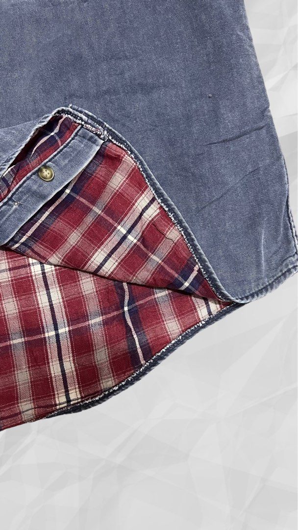 Vintage Ll Bean Washed Denim Shirt, Men'S Fashion, Tops & Sets, Tshirts &  Polo Shirts On Carousell