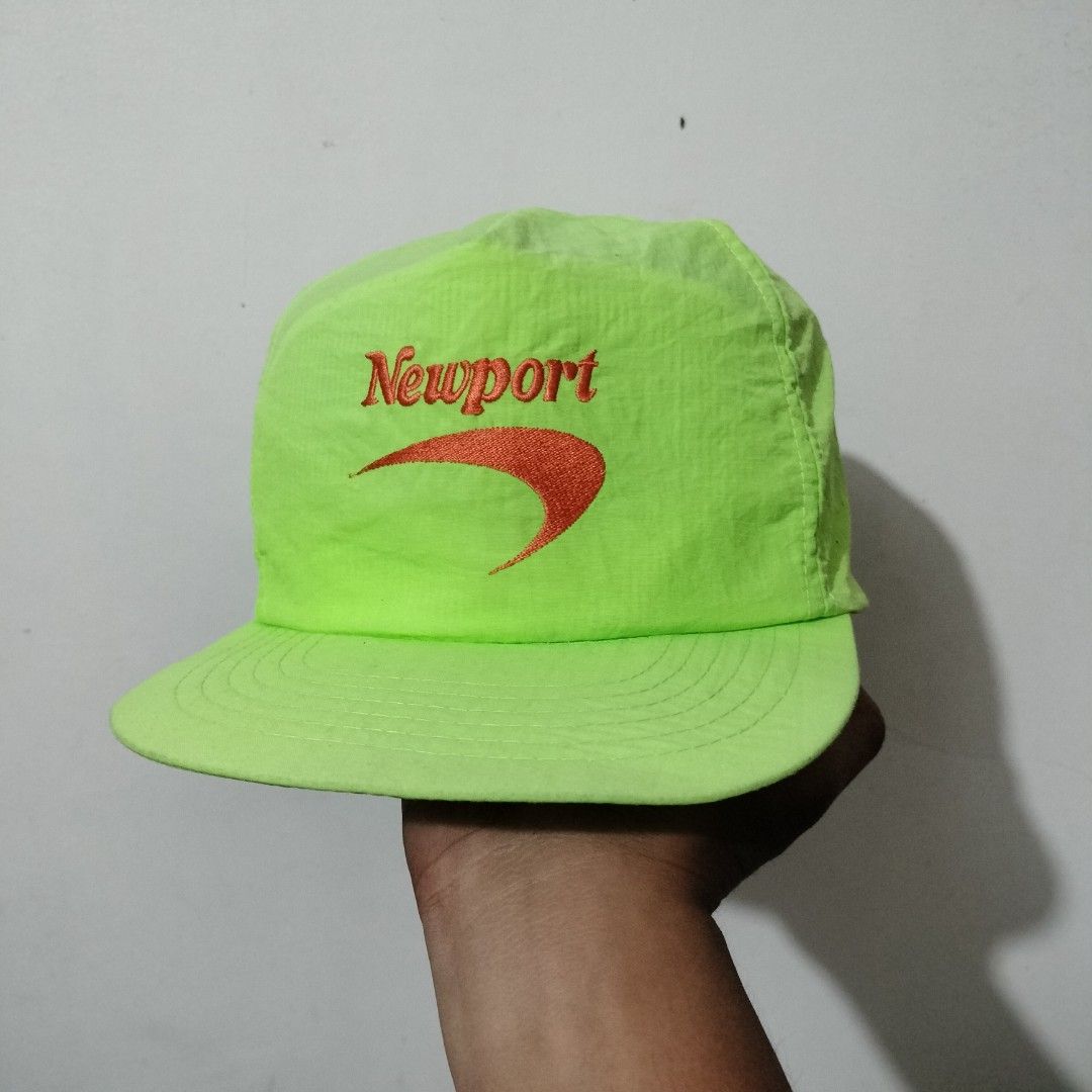 vintage newport neon cap, Men's Fashion, Watches & Accessories, Caps & Hats  on Carousell