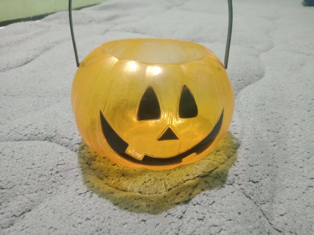 Vintage Pumpkin Bucket on Carousell