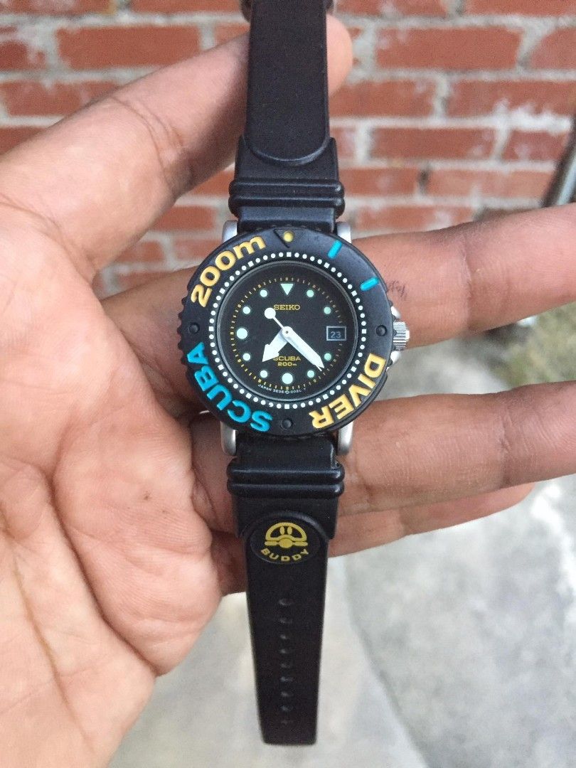 いラインアップ SEIKO SCUBA ファッション小物 3E35-0020(5H25-6A10) 時計