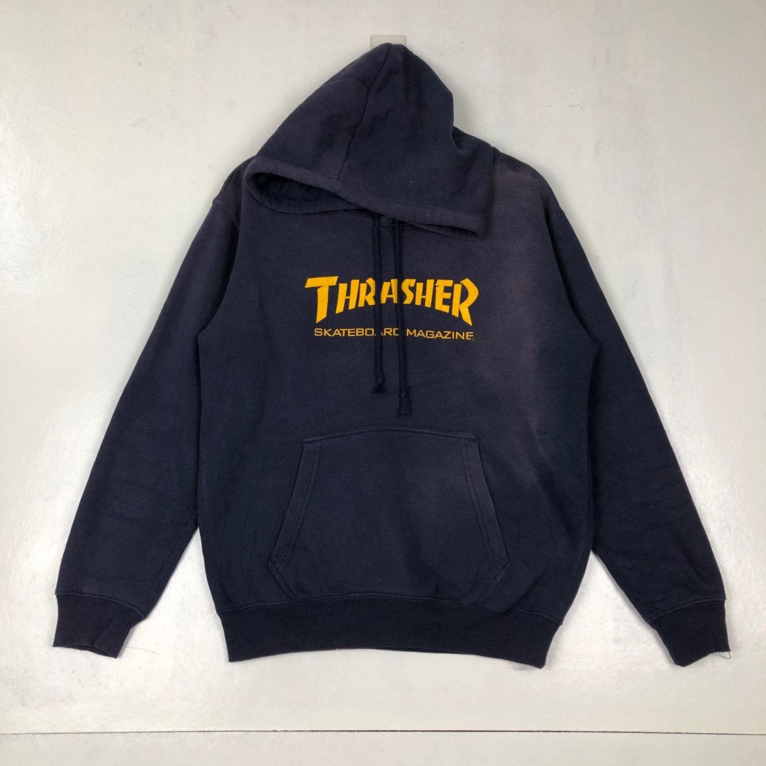 Vintage Thrasher Skateboard Big Logo Hoodie D Men s Fashion