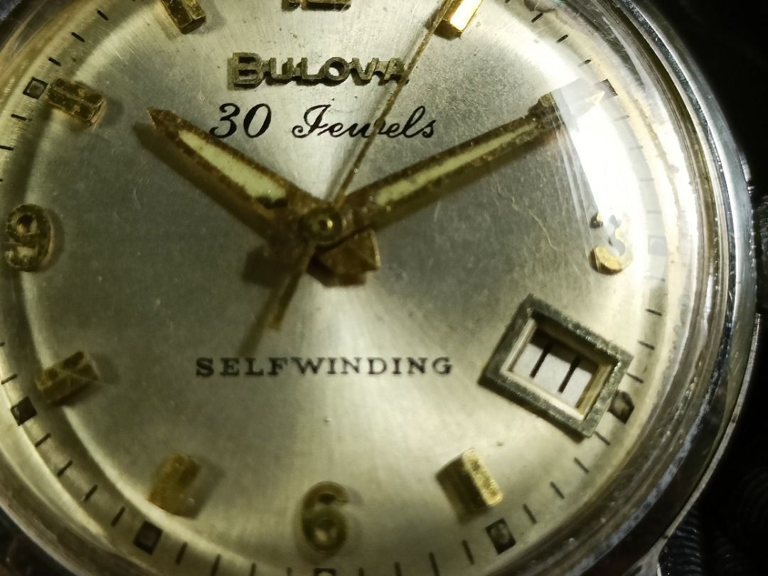 Bulova 30 jewels self winding watch on sale