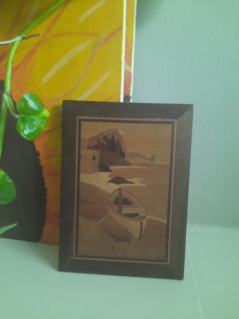 Wood art display, Furniture & Home Living, Home Decor, Other Home Decor