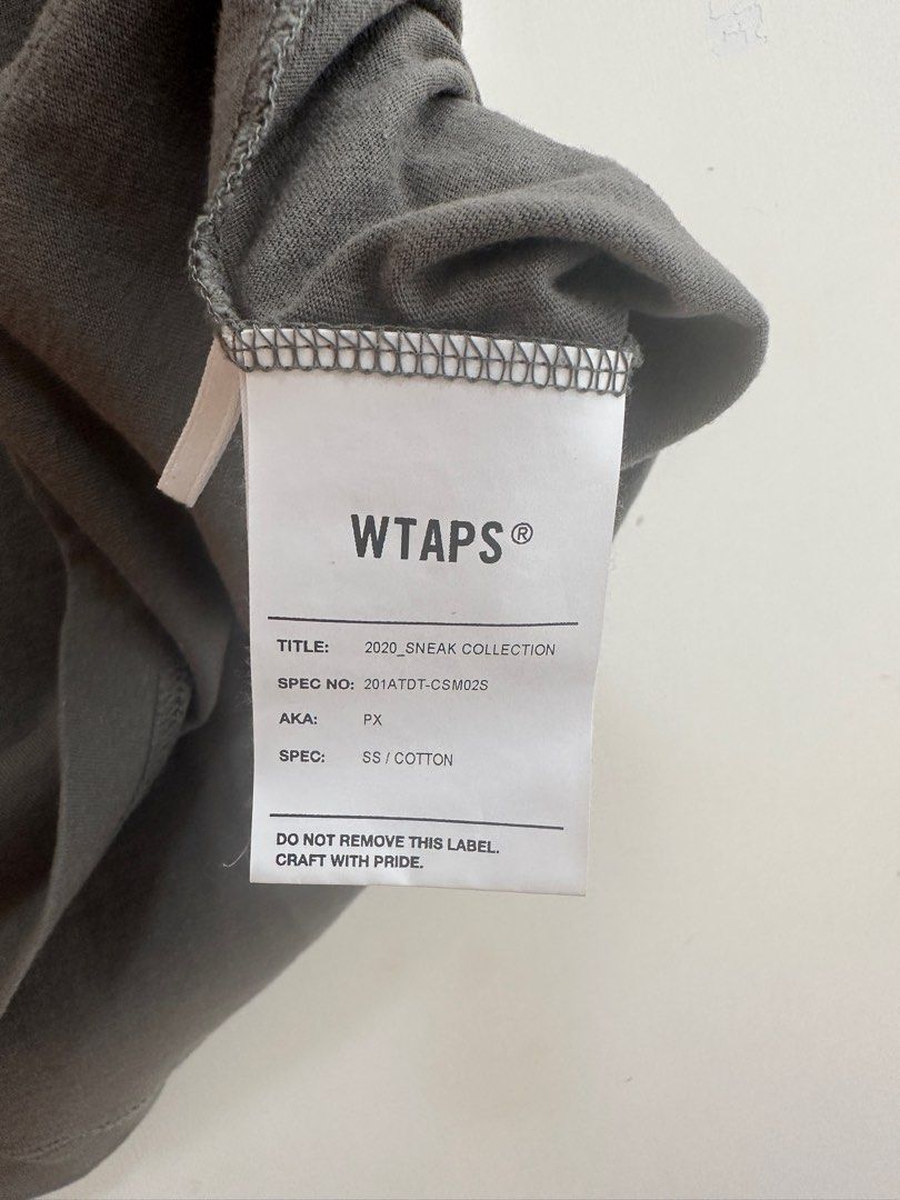 WTAPS PX /TEE. COTTON 201ATDT-CSM02S-