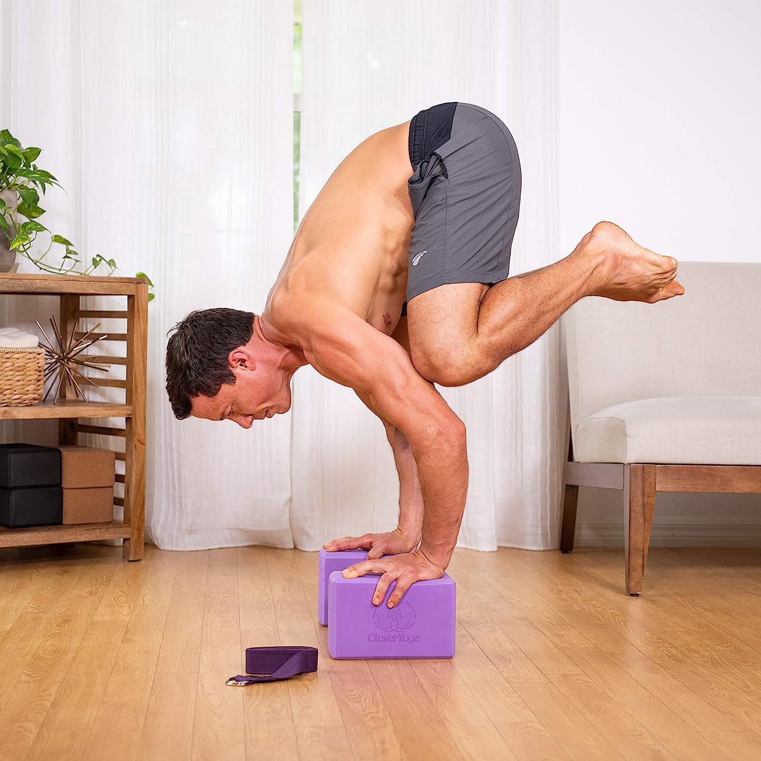 Foam exercise blocks top