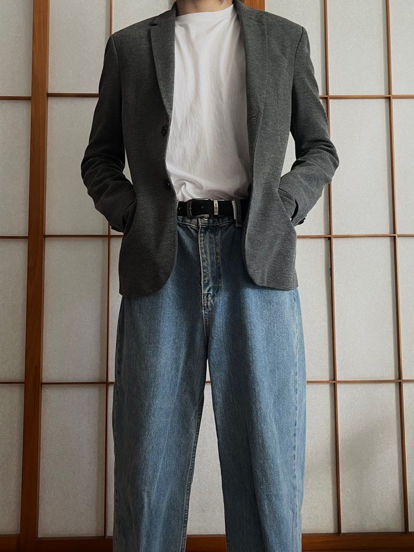 Casual grey deals blazer