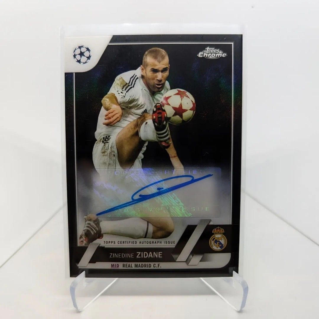 ☆SSP☆Zinedine Zidane 2022-23 Topps Chrome UEFA Club Competition ...