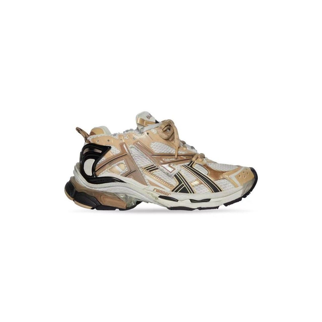 Balenciaga runners mens hot sale brown