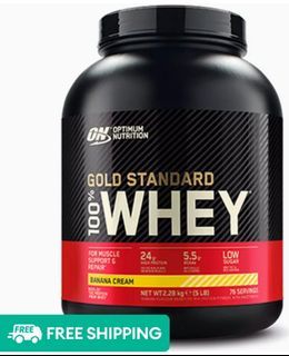 100% Original Optimum Nutrition Whey
Protein (5lbs)