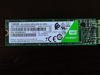 128GB SSD SATA M.2 Gen 3.0 PCIe WD Green SOLID STATE DRIVE
