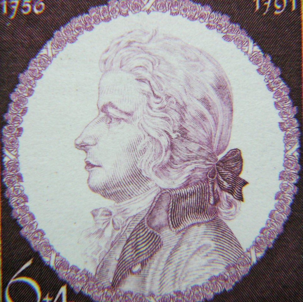 納粹德國紀念郵票-1941年納粹德國紀念奧地利音樂家莫扎特(150th year of the Death of  Mozart)逝世150週年紀念郵票(希特拉執政時期), 興趣及遊戲, 收藏品及紀念品, 郵票及印刷品-