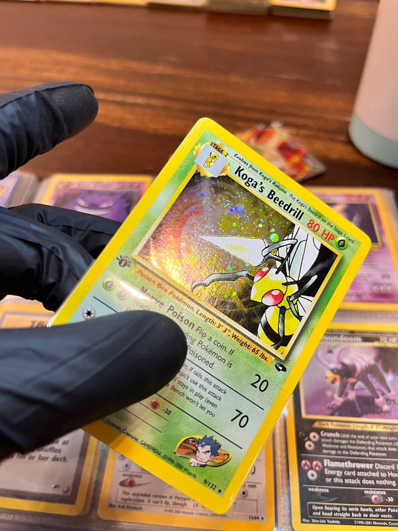 1st Edition - Koga's Beedrill Pokmon TCG, Hobbies & Toys, Toys & Games on  Carousell