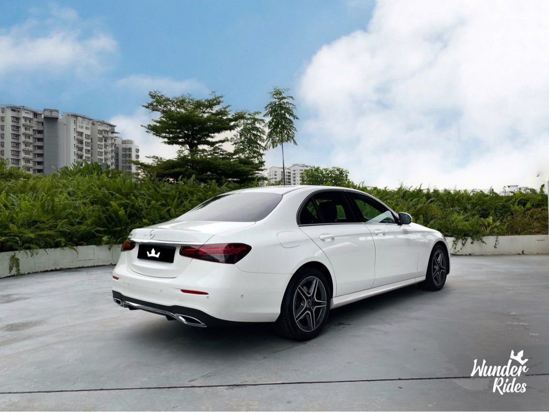 2022 White Mercedes E200 for Wedding, Photoshoot and Special Event Rental62872684965634113