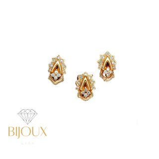 .33CT Diamonds 💎14K Earrings And Pendant Jewelry Set Pawnable💎