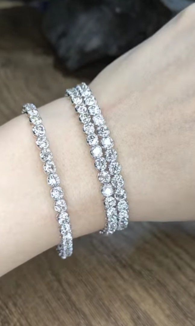7 Carat Lab Grown Diamond Tennis Bracelet - FP Luxury