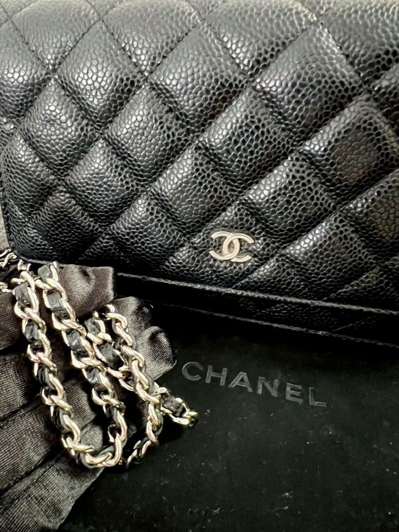Authentic CHANEL WOC Classic Caviar
