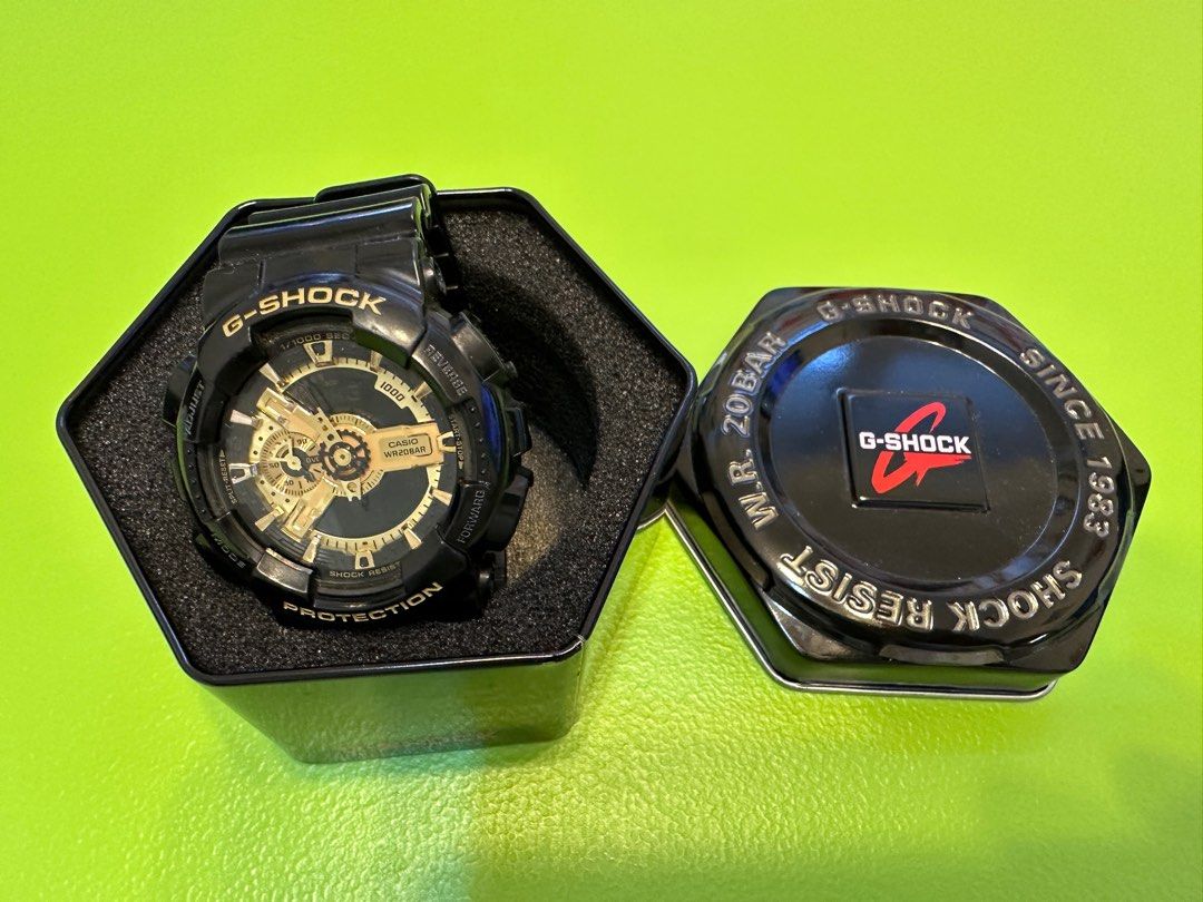 Black Casio G339 G Shock GA 110GB 1ADR Analog Digital