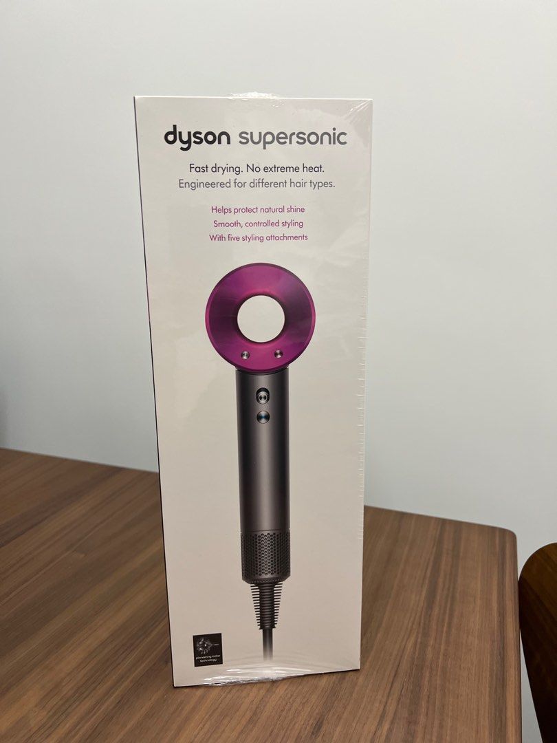 全新未開封Dyson Supersonic HD08風筒桃紅色香港行貨2年保養, 美容