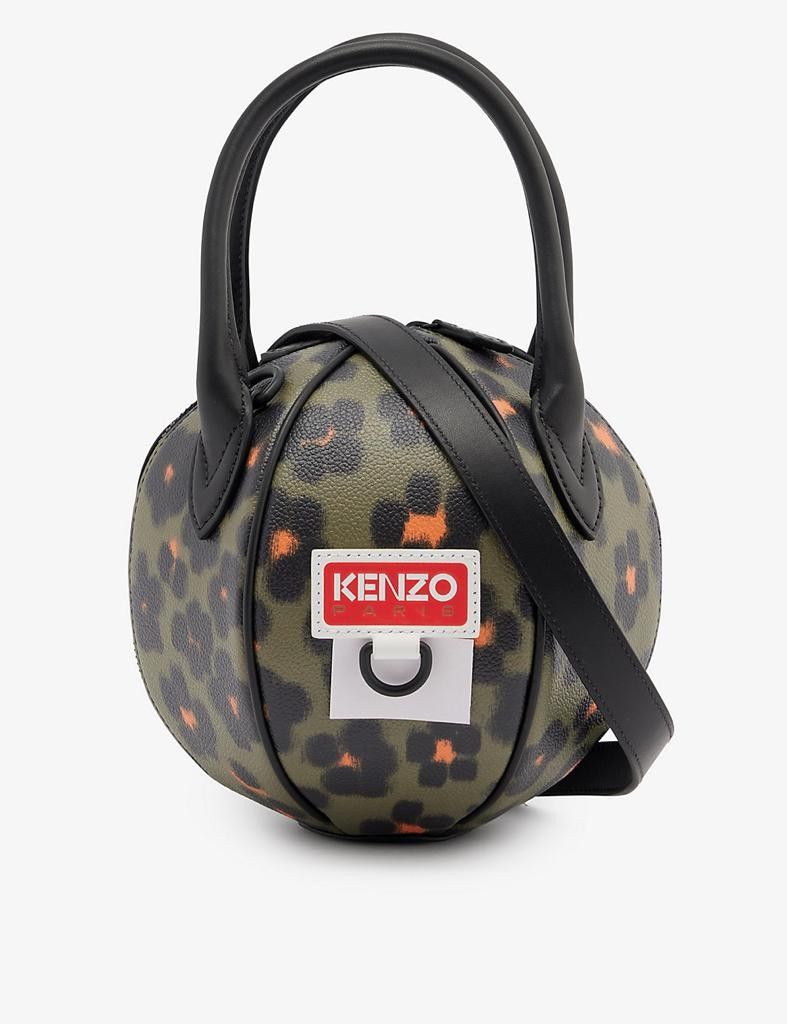 全新) KENZO Discover Hana Leopard Crossbody Bag, 女裝, 手袋及銀包