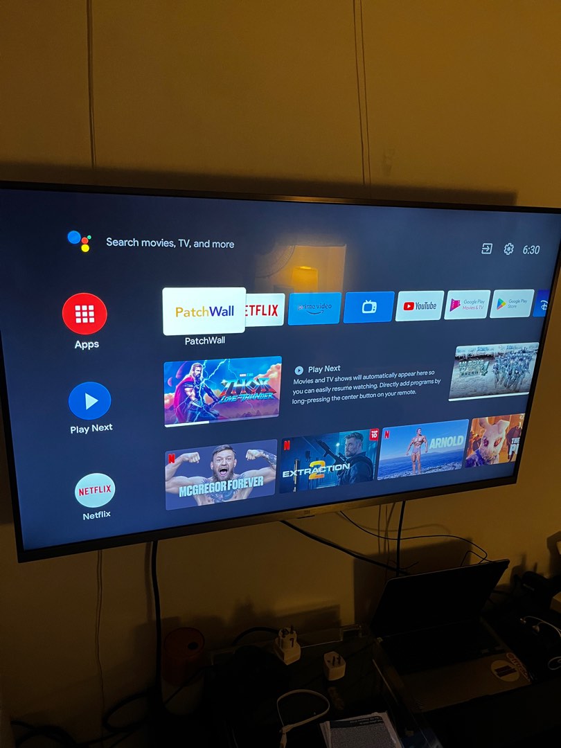 WARRANTY】Xiaomi Mi Smart TV P1 43 Inch 4K UHD Netflix HDR Dolby Android TV WiFi, TV & Home