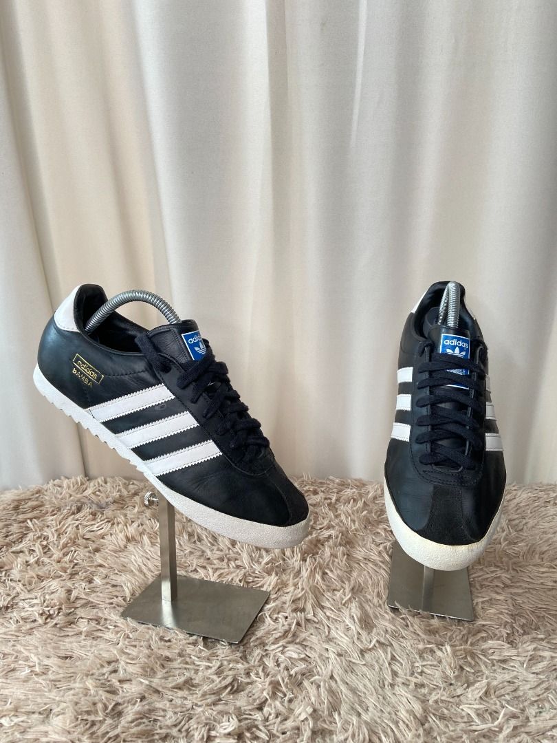 Adidas Bamba Trainer Leather Black Legit Men s Fashion