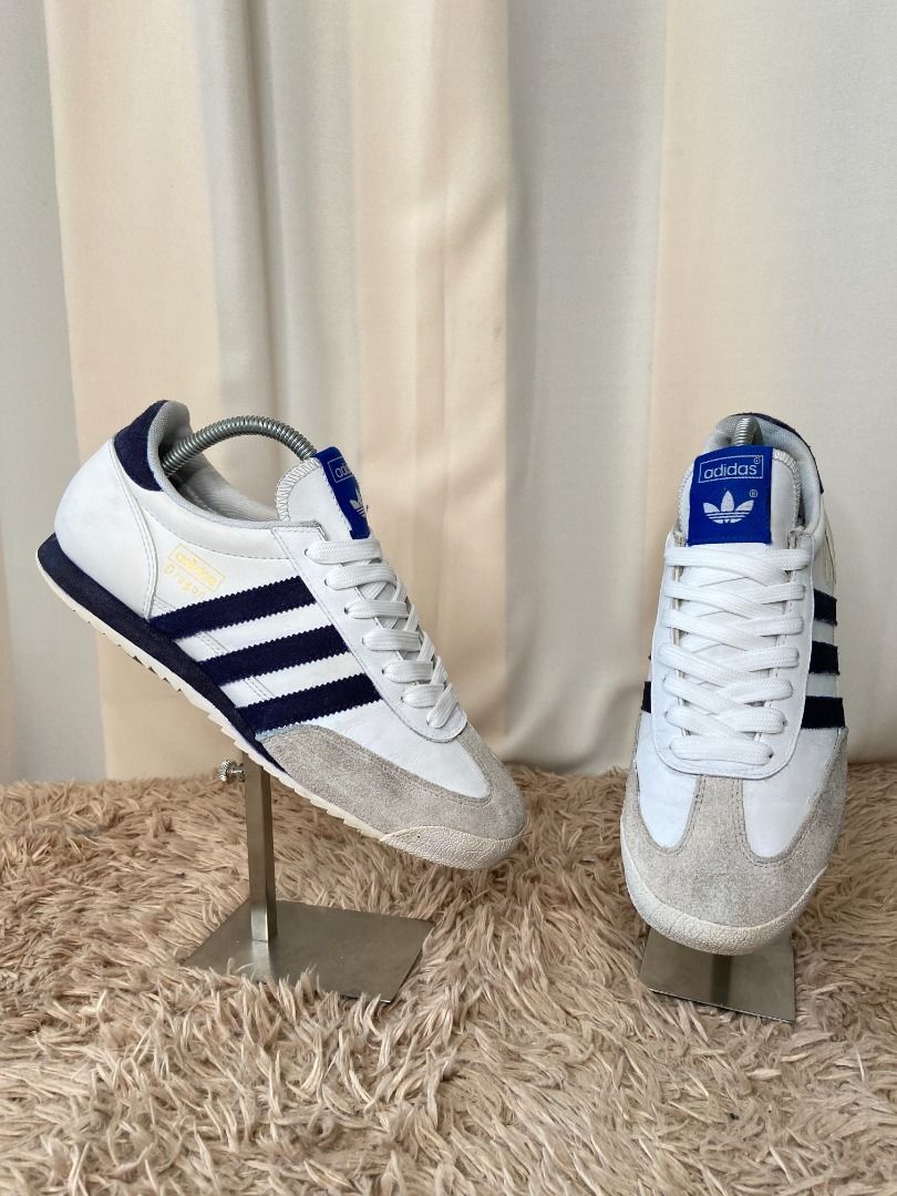 Navy adidas dragon cheap