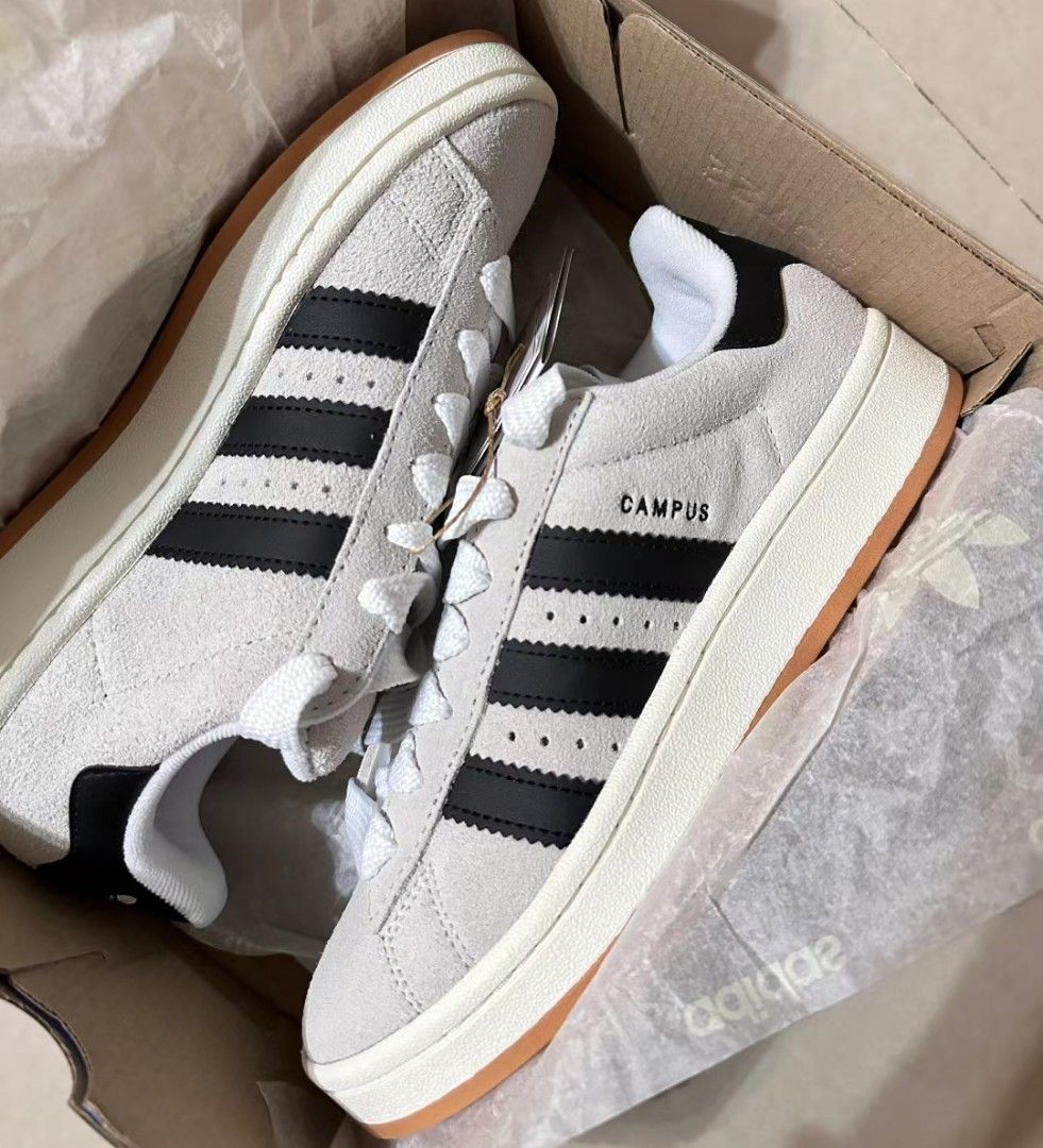 Adidas Originals Campus 00's Crystal White/Core Black/Off White, Luxury ...