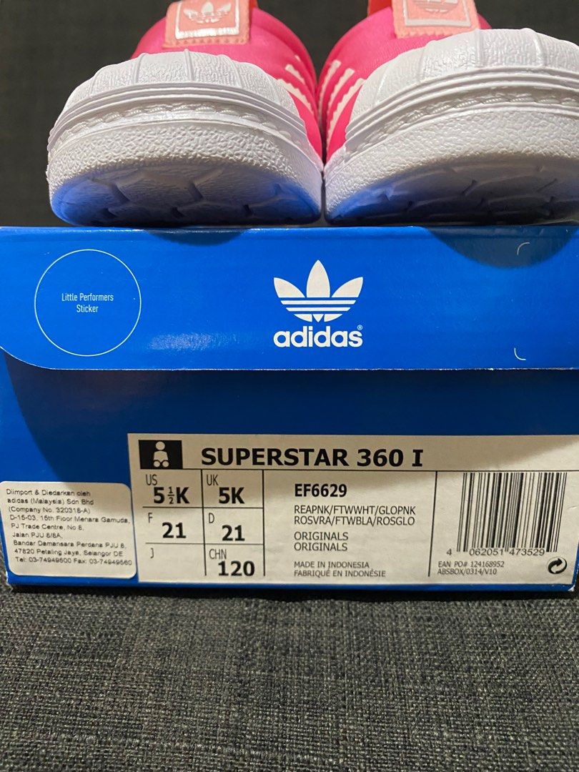 Superstar toddler size online 5