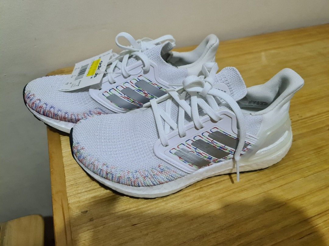 Ultra boost cheap mens white multicolor
