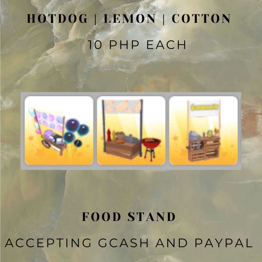 Adopt Me Pets Food Stand on Carousell