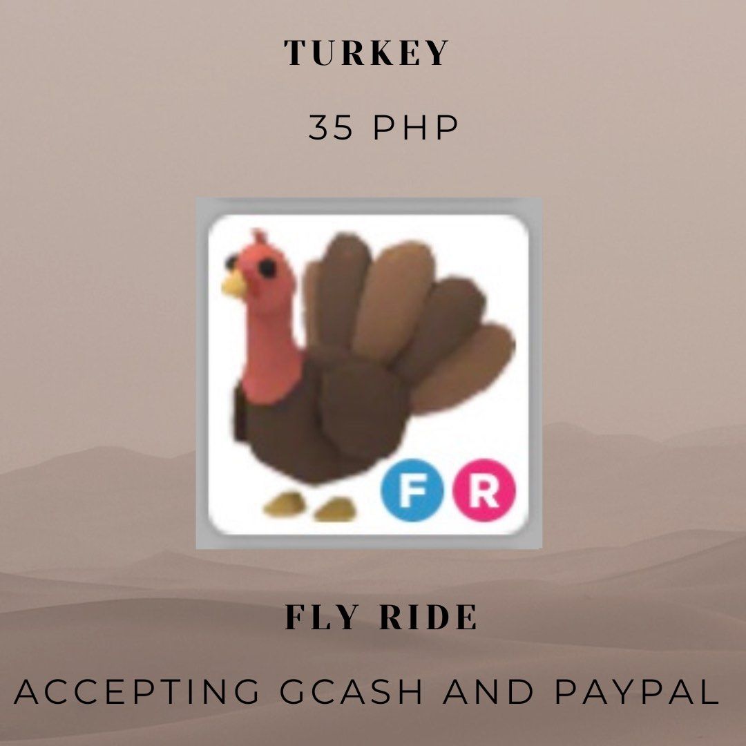 Adopt Me Pets Turkey, Video Gaming, Gaming Accessories, InGame Products on Carousell