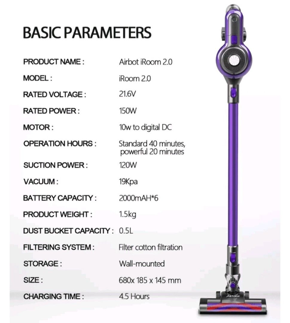 Airbot iroom vacuum cleaner review discount