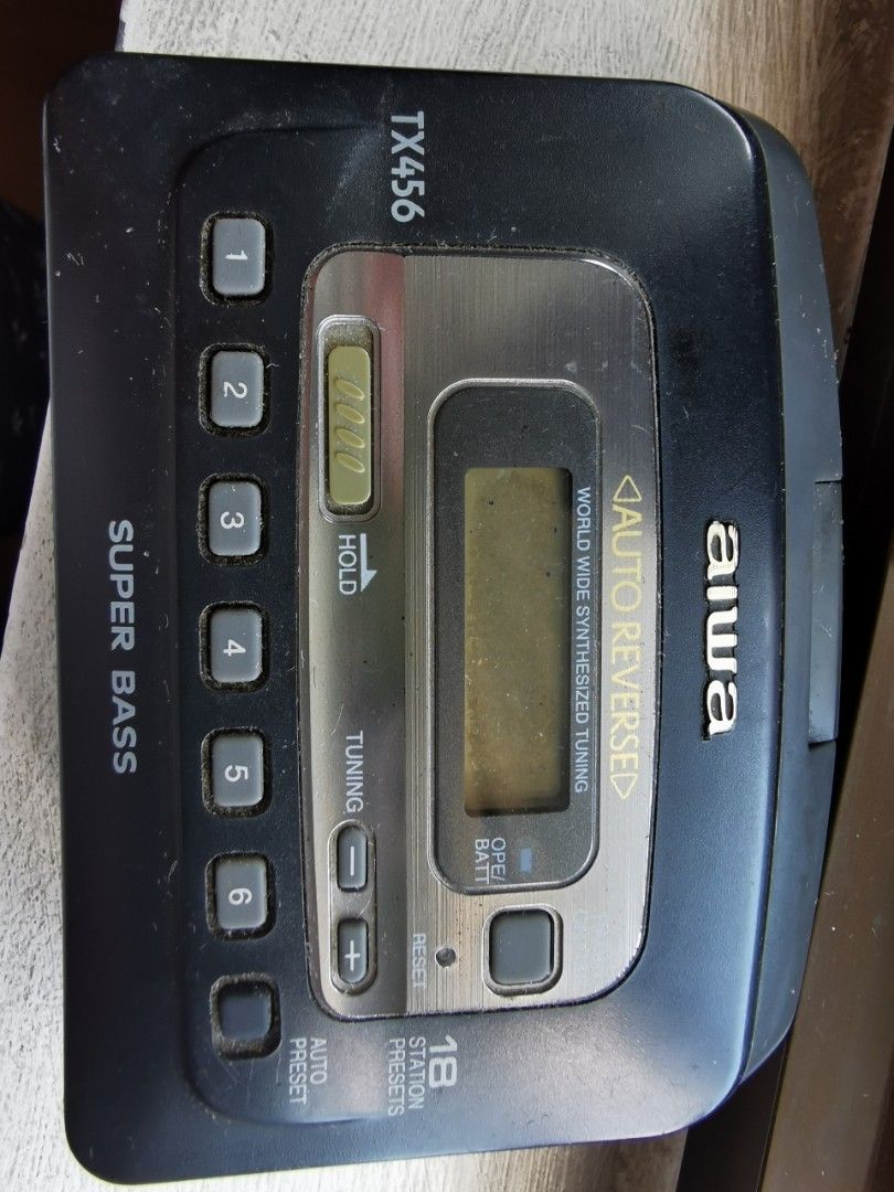 Aiwa Cassette player, Audio, Portable Music Players on Carousell