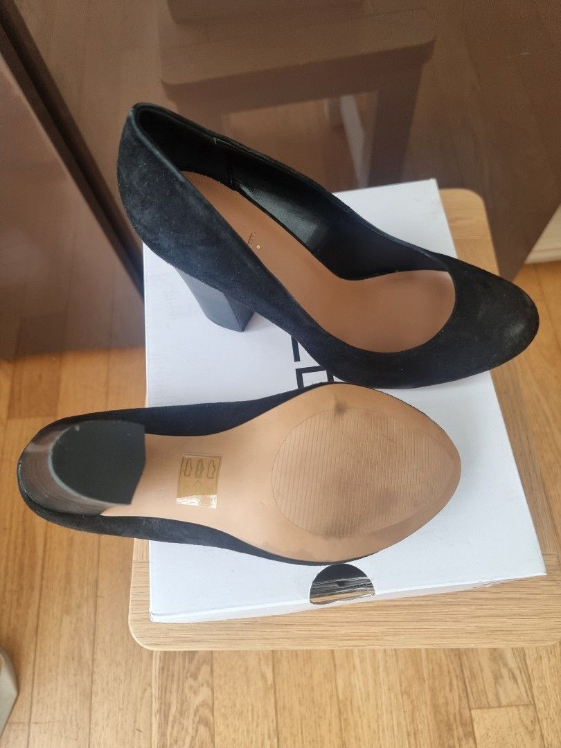 Aldo block heel pumps online
