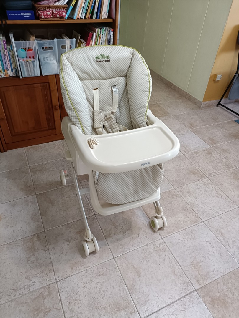 Aprica baby green forest high chair, Babies & Kids, Baby