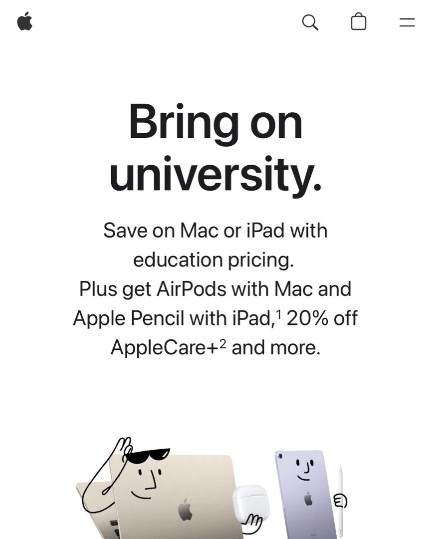 Apple Student Discount, Computers & Tech, Laptops & Notebooks on Carousell