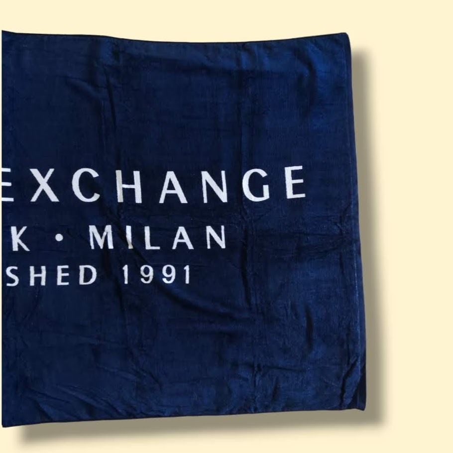 Armani exchange towel hot sale