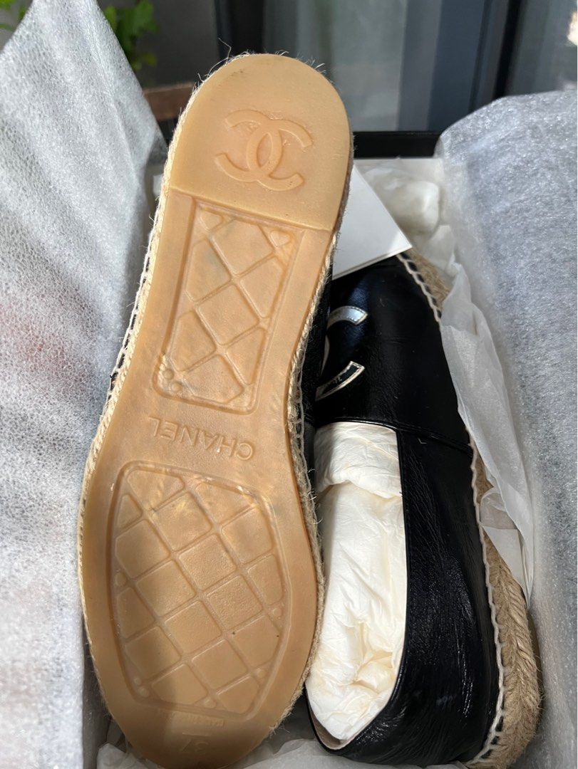 Authentic chanel 2025 espadrilles