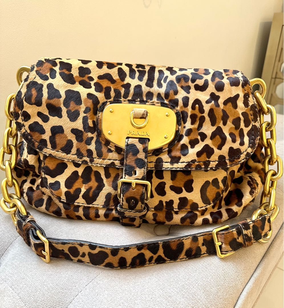 Prada zebra print handbag store
