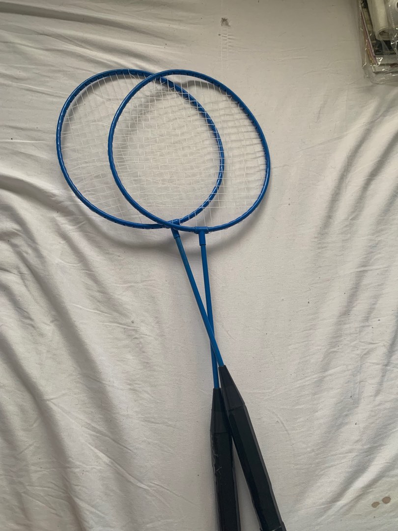 Badminton Racket (Blue) 200 PHP for Both, Sports Equipment, Sports ...