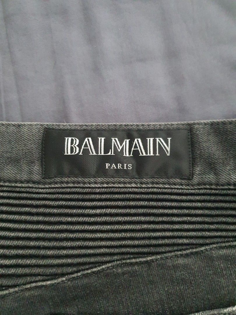 Mens black hotsell balmain jeans