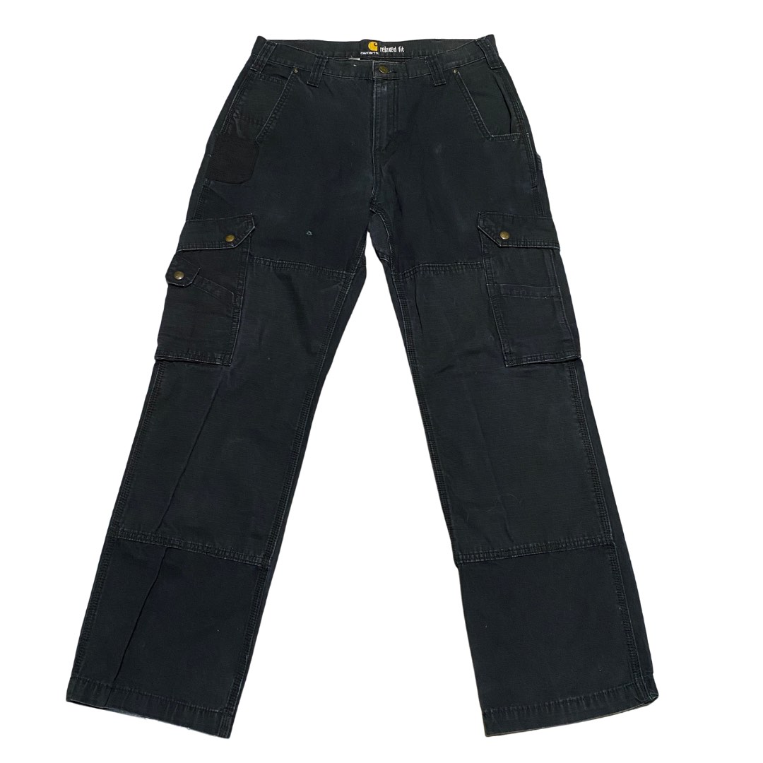 Black Carhartt Double Knee Cargo Pants On Carousell black-carhartt-double-knee-cargo-pants-on-carousell
