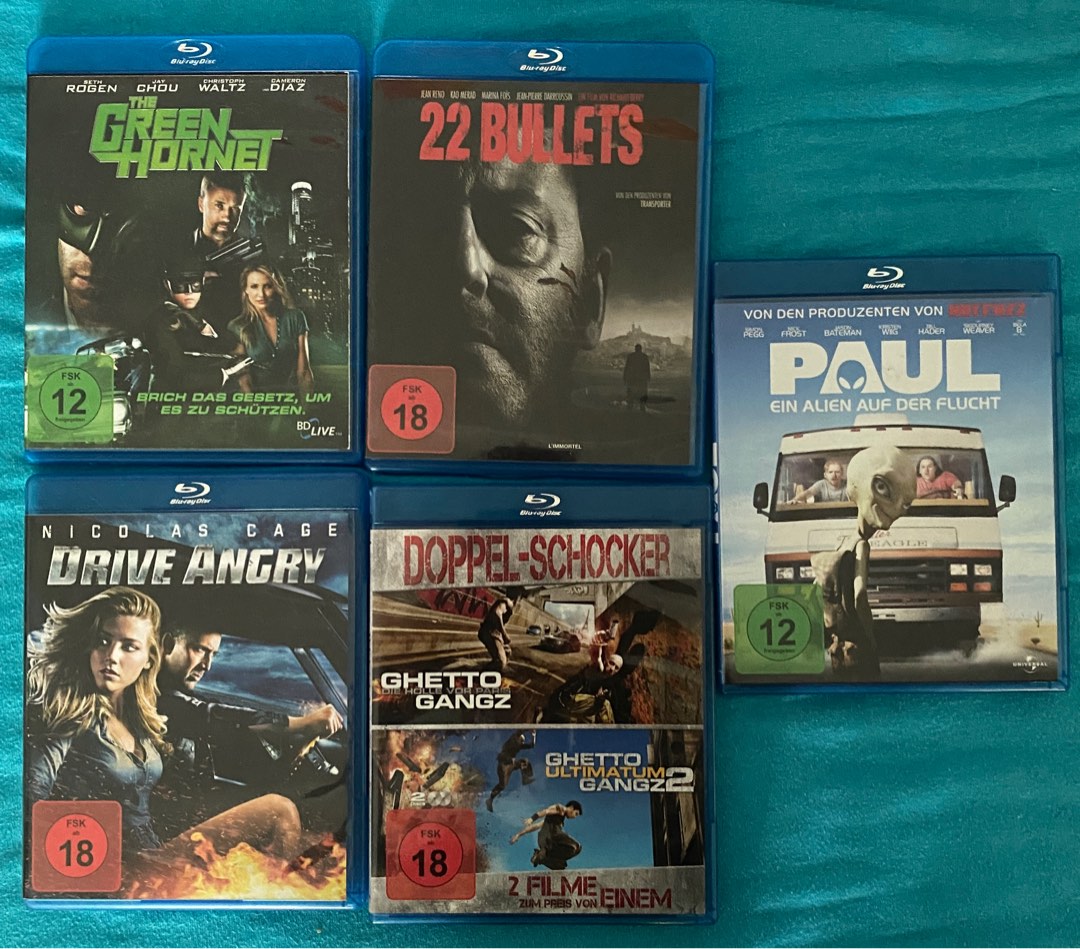 Blu Ray Movies Set, Hobbies & Toys, Music & Media, CDs & DVDs on Carousell