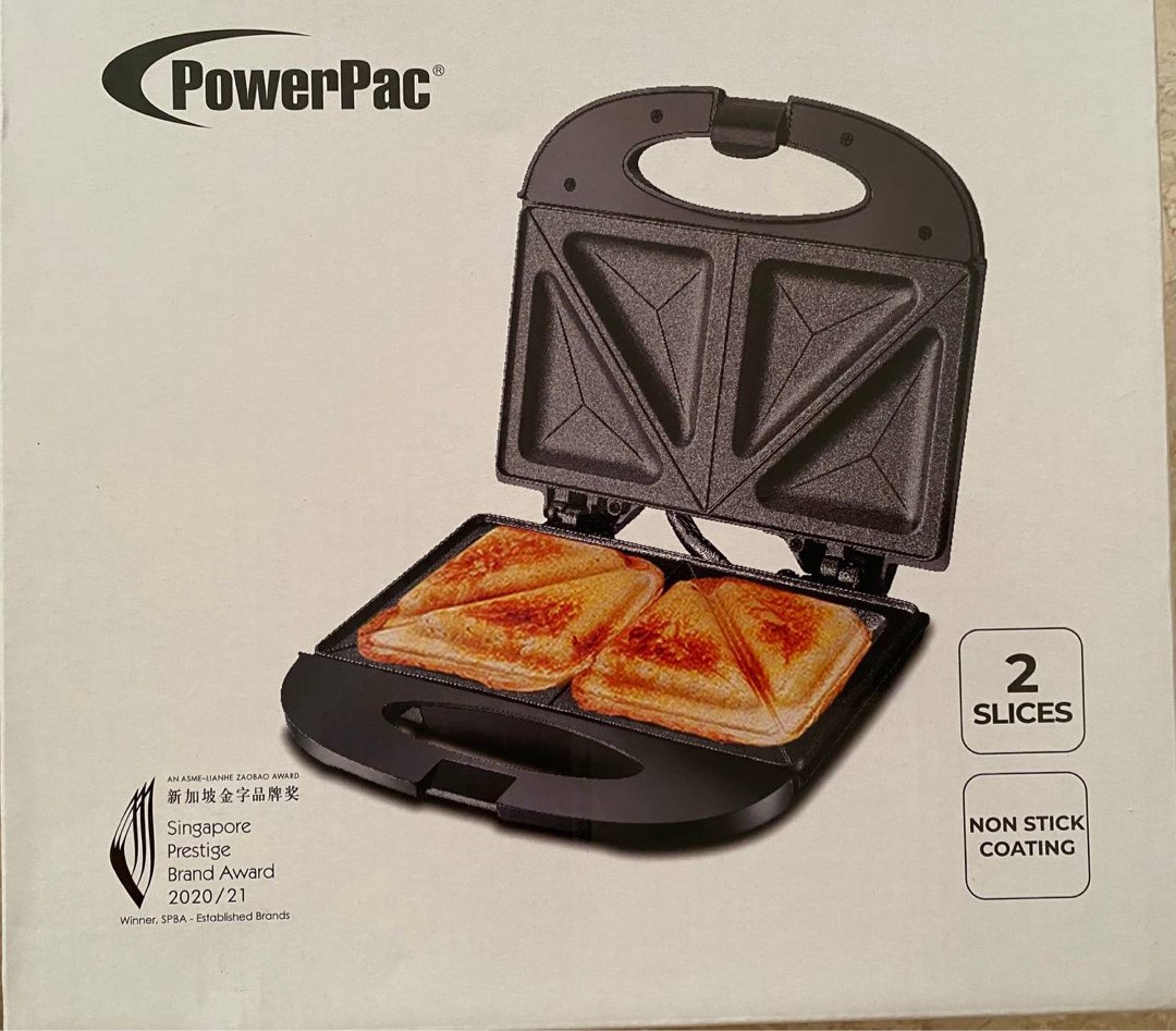 [BNIB] Powerpac Sandwich Maker, TV & Home Appliances, Kitchen Appliances, Breadmakers on Carousell