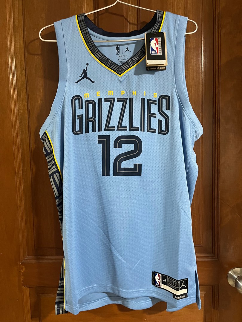 BNWT Authentic Nike Jordan Brand Men's NBA Grizzlies Statement