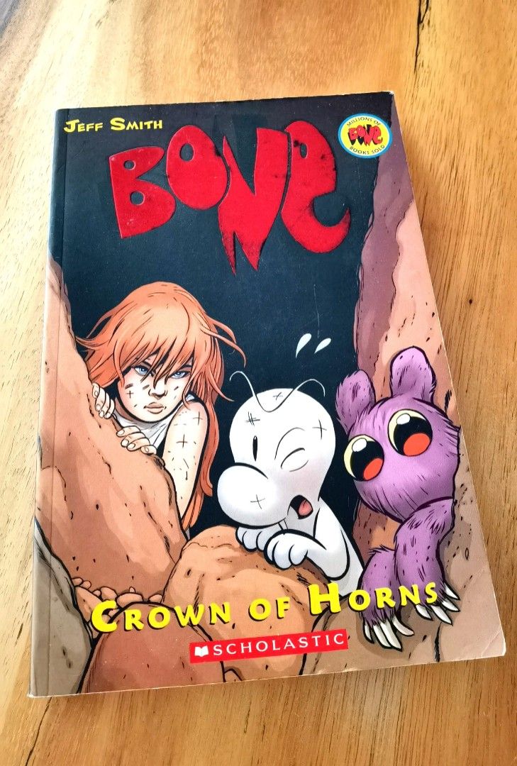 Bone Crown Of Horns Comic Graphic Novel Fantasy Book By Jeff Smith